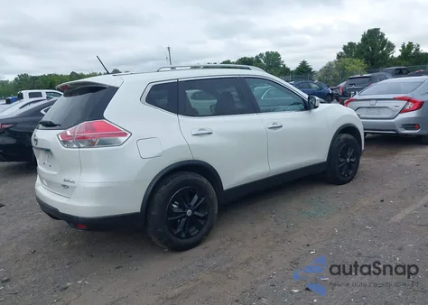 2015 Nissan Rogue Sv z USA, uszkodzony, nr VIN KNMAT2MV8FP529676